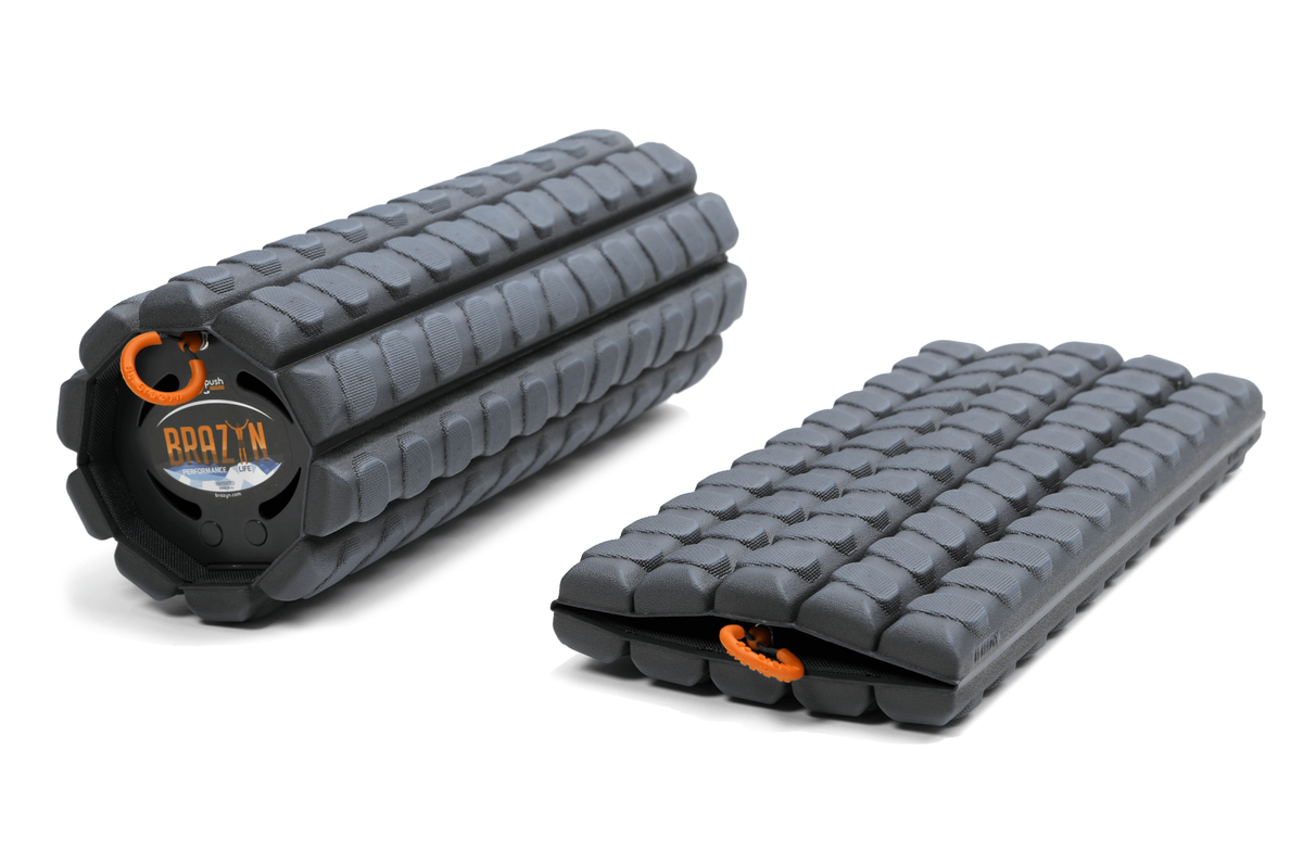 morph collapsible foam roller slate gray