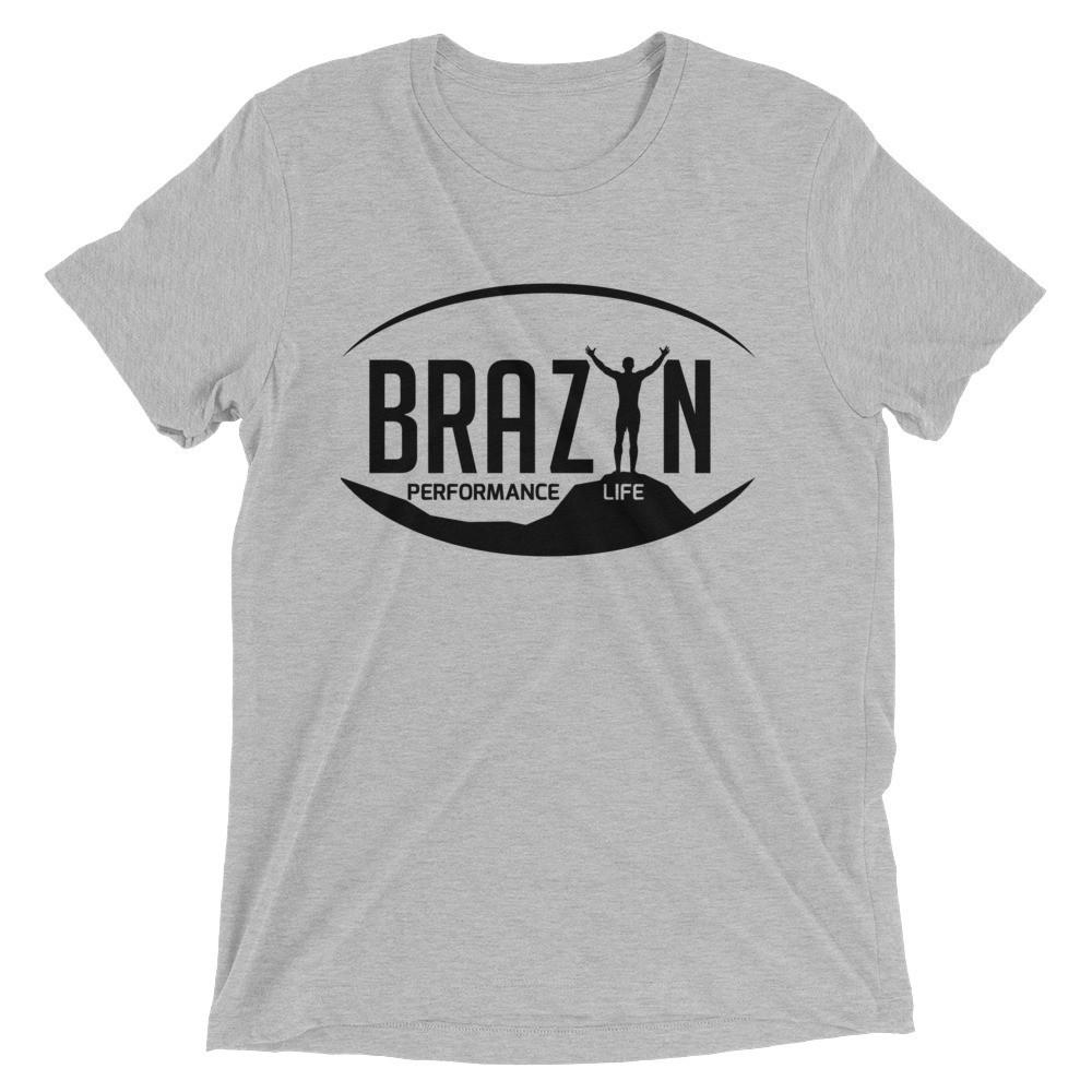 Men's Brazyn Logo Tee Heather Gray